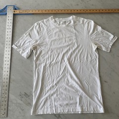 Helmut Lang White T Shirt Mens Designer Minimalist Cotton Crew Neck Archive