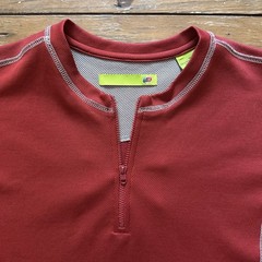 Vtg Mountain Dew Shirt 1/4 Zip Jersey Red Y2K Promo 24 Pack Medium Retro