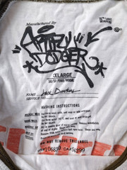 Artful Dodger Mens XL Tee Shirt 3/4 Sleeve Rock Fire Express Super Soft Vintage
