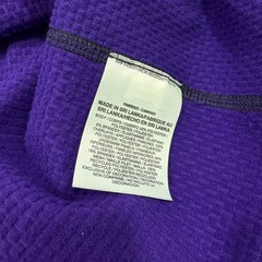 Nike Pro Combat Shirt Mens Large Purple Gray Fitted Hyperwarm Shield Performance