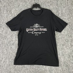 Gettin Salty Firefighter NYC Croker Fire Chief First Responder Shirt Mens M