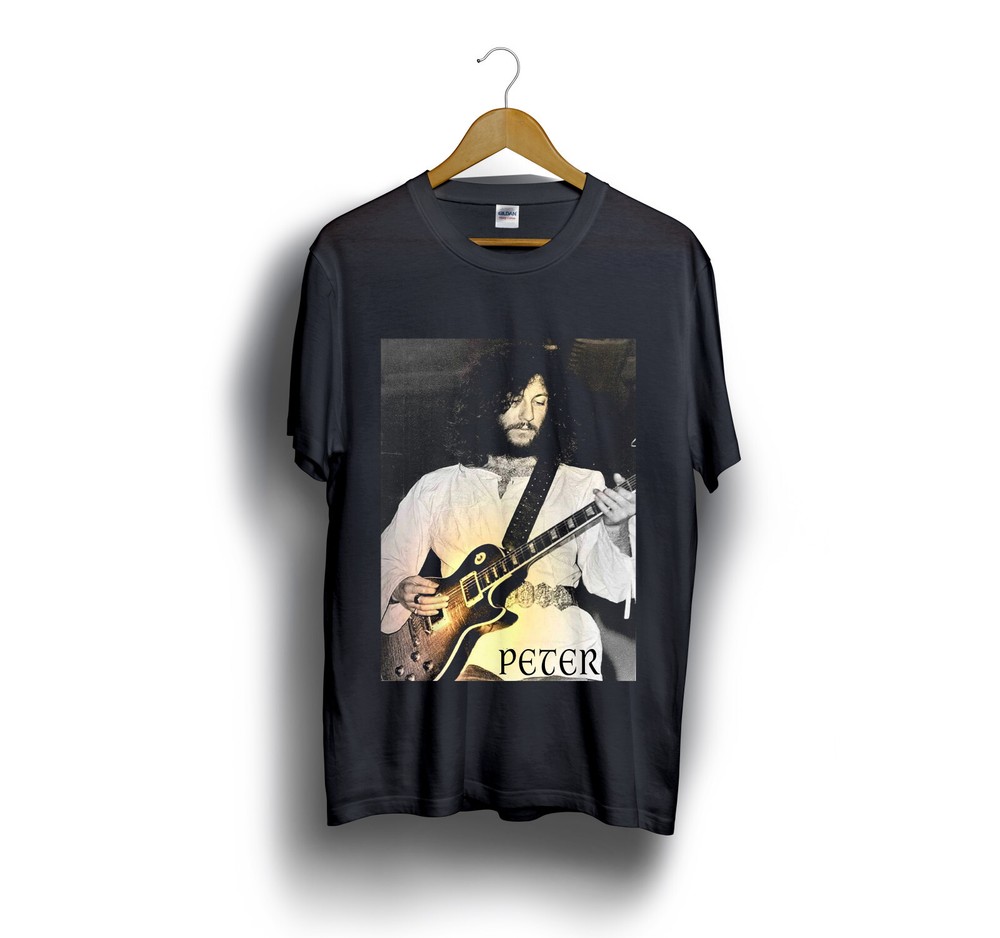 GREEN PETER GREEN Black T-Shirt Size S-5XL