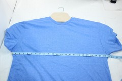Gildan T-Shirt high quality Tee Mens Short Sleeve Soft Style Ringspun Blue Sz XL