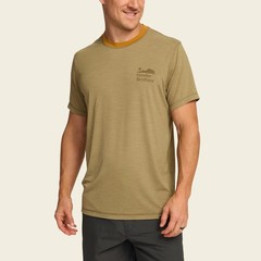 Howler Brothers HB Tech Short Sleeve Tee Graphic T-Shirt UPF Aloe Green M NWT
