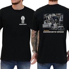USA Truck Graphic Tee, Kenworth W900 Shirt, 2Side, Cotton Menswear Top, Car Enth