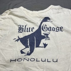 Vintage 70s Blue Goose Tavern Honolulu Hawaii T-Shirt Hanes Sz L (Fits Smaller)