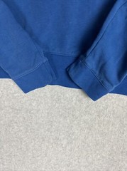 Adidas Climate Shirt Blue Long Sleeve Logo Crew Neck Medium 12/14 Youth