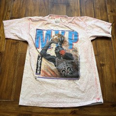 Vtg Chicago Bulls Shirt Mens Large White NBA Basketball Michael Jordan 90s