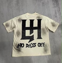 New fashion brand LIFE HUSTLERS Y2K hot stamping hole Men Women T-shirt…