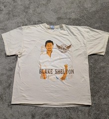 Blake Shelton Pure BS Tour T-Shirt – Ivory Color Size 2XL