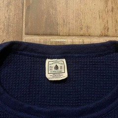 VTG Northwest Territory Thermal Mens XXL Navy Polycotton Waffle-Knit Long-Sleeve