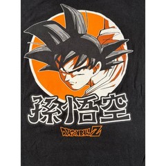 Dragon Ball Z Goku Graphic T-Shirt Mens Large Black Orange Anime Tee 2019