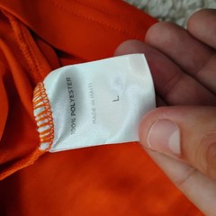 Dirty Hooker Shirt Mens Large Orange Performance Fishing Beach Beer Outdoor A5