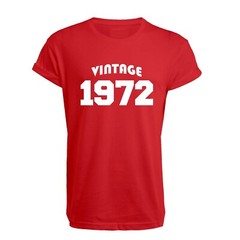 Vintage 1972 T Shirt – 50th Birthday T Shirt, Classic, Gift, Birth Year