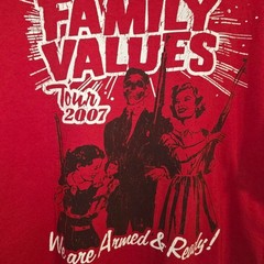 The Family Values Tour 2007 Band Tee