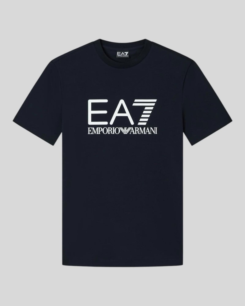 EA7 LOGO T-SHIRT – BLACK/WHITE – 7M001412AF22264-UC001