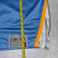 Vintage Nike United Ballers Warm Up Jersey Med Blue Ginobili Shooting Shirt Y2K