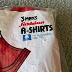 VTG 3-pk Fruit Of The Loom T Shirt Tank Top S 34-36 NOS Multicolor 80’s USA