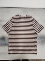 Helmut Lang Logo OS Tee Mini Digital Check Red Men’s Size Large New