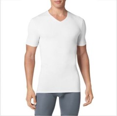 Tommy John Undershirt Cotton Basics V Neck T-Shirt White.Choose Size