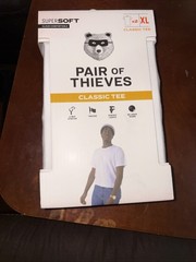 Pair of Thieves. 2 Pack White Classic Tee Men’s Undershirt Size XL