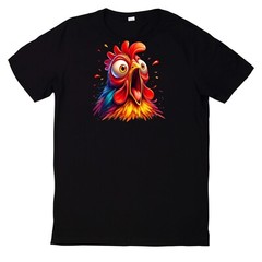 Funny Chicken Face T Shirt