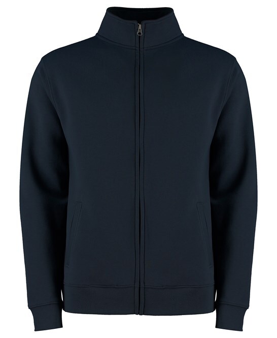 Personalised Custom KustomKit Regular Fit Zipped Sweatshirt Double Layered KK334