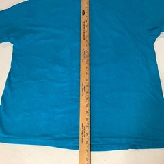 Vintage Hanes Bahamas Coral Island T-Shirt Glitter Fish Seashells Size XL Blue