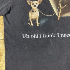 VTG 90s Taco Bell Here Lizard, Lizard, Lizard Black Single Stitch Shirt Size XL