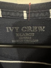 Vintage Striped Ivy Crew Men’s XL Short Sleeve