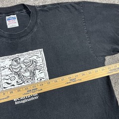 Vintage Carnival Cruise Promo XL Faded Black Parrot Birds Box Logo