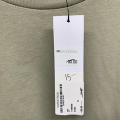 Topman Mens Basic Minimal Long Sleeve Crew Neck Drop Shoulder Shirt XS Asos