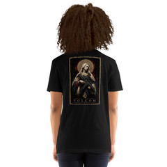 Volcom Gothic Saint Nun Rifle Graphic T Shirt Streetwear Skater Punk Tee