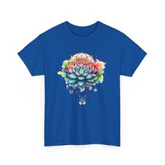 Retro Yoga Zen Lotus Flower T-Shirt – Trendy Flower Tee for Modern Aesthetic