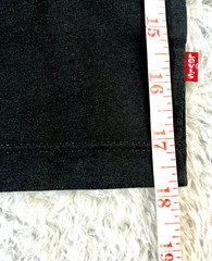 Levis Mens Graphic T-Shirt Classic Black Short Sleeve Crew Neck Size XL