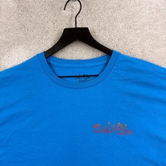 Salt Life T Shirt Adult Size Large Blue Short Sleeve Live The Salt Life Fishing
