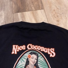 Maui Kauai Hula Girl Nice Coconuts Hawaii T-Shirt Mens XL Island Beach Tee