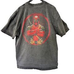 Marvel Deadpool x Goat Crew T-shirt Men XL Oversized Heavyweight Vintage Black
