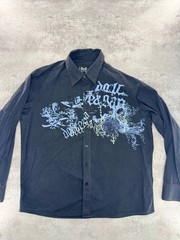 D&G Dolce & Gabbana Vintage Graphic Shirt Men Tagged XXXL Fits L XL