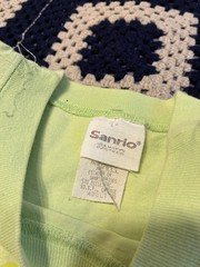 Vintage 90’s 1998 Keroppi Frog Sanrio Tag T Shirt XL Green Single Stitch