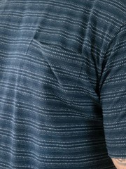 D555 Duke Big Mens Jacquard T-Shirt Navy Stripe 2XL 3XL 4XL 5XL 6XL (601918)