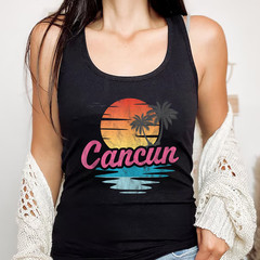 Cancun Summer Vacation Tank Top