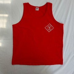 Vintage Anvil YMCA Aquatic Staff Tank Top 100% Cotton Made In USA Size XL