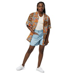 Pizza Pie & Slices Black Table Cloth – Lightweight Button Up Casual Dress Shirt
