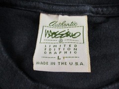 VINTAGE Mossimo T Shirt Mens Large Black Single Stitch USA Made Limited Edition
