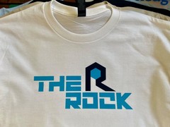 Rock Route railroad t shirt; The Rock