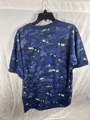 Nike ACG Shirt Mens Large Blue Dri-FIT Leafcutter Graphic Loose Fit HJ0794-410