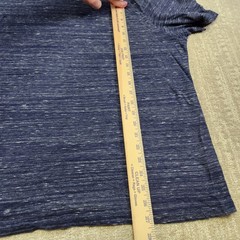Pact Clothing Shirt Men Large 100% Organic Cotton Heather Blue Natural Fiber