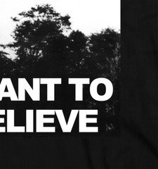 UFO t-shirt, I want to believe t-shirt, glow in the dark, Area 51 t-shirt, Alien