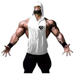 Men’s Muscle Tank Tops Sleeveless Hoodie Workout Shirts Athletic Gym Shirt